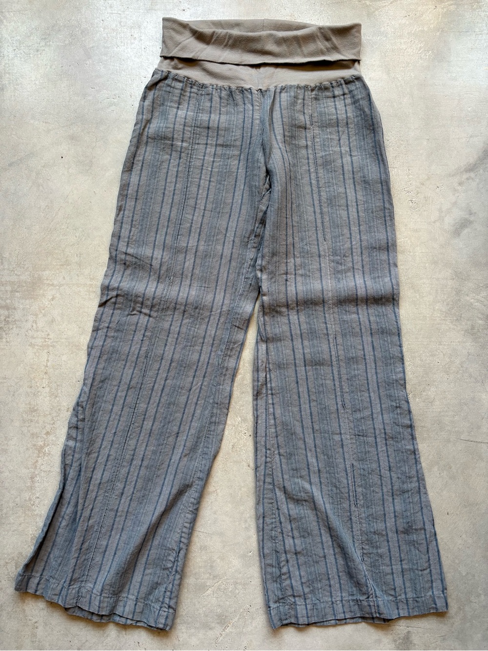 FRESH LAUNDRY Linen Foldover Pants